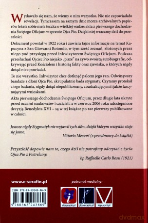 Przesłuchanie Ojca Pio - Francesco Castelli [KSIĄŻKA]