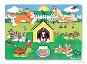 Puzzle drewniane Zwierzątka