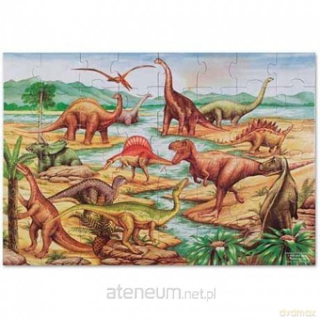 Puzzle podłogowe Dinozaury