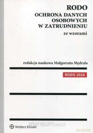 RODO. Ochrona danych osobowych w zatrudnieniu [KSIĄŻKA]