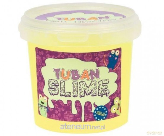 Slime brokat neon żółty 0,5 kg