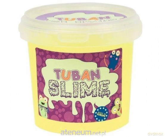 Slime brokat neon żółty 3 kg