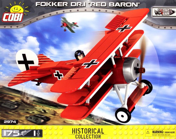 Small Army Fokker Dr. I Red Baron [KLOCKI]