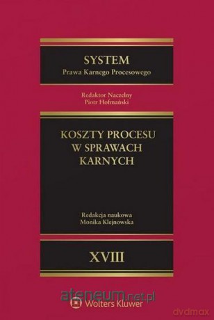 SPKP. Tom 18 Koszty procesu w sprawach karnych [KSIĄŻKA]