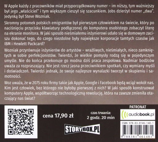 Steve Wozniak. Geniusz Apple. Biografia - Łukasz Tomys [AUDIOBOOK]
