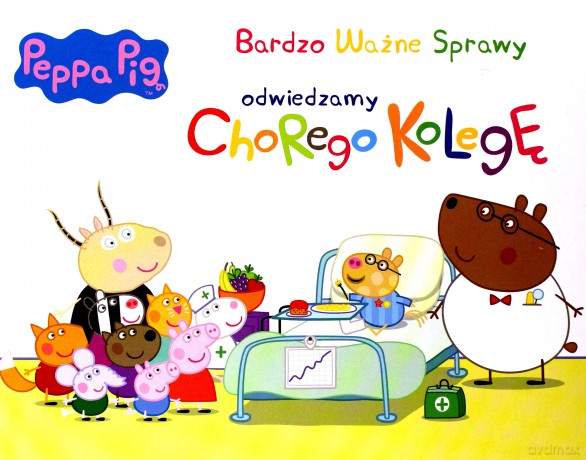 Świnka Peppa. Odwiedzamy chorego kolegę [KSIĄŻKA]