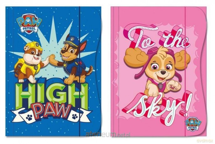 Teczka z gumką A4 Paw Patrol mix wzorów