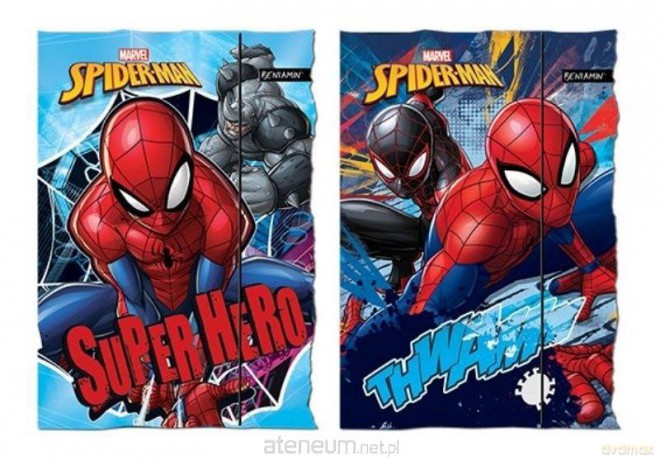 Teczka z gumką A4 Spider Man mix wzorów