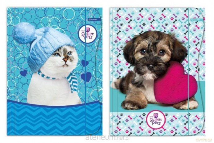 Teczka z gumką A4 Sweet Pets mix wzorów