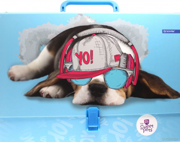 Teczka z rączką walizeczka duża Sweet Pets