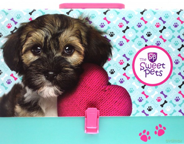 Teczka z rączką walizeczka mała Sweet Pets Pies