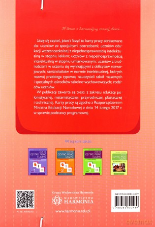 Uczę się czytać, pisać i liczyć Karty pracy cz. 4 [KSIĄŻKA]