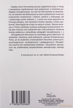 Uspołeczniające, profilaktyczne i resocjliza - Iwona Klonowska [KSIĄŻKA]