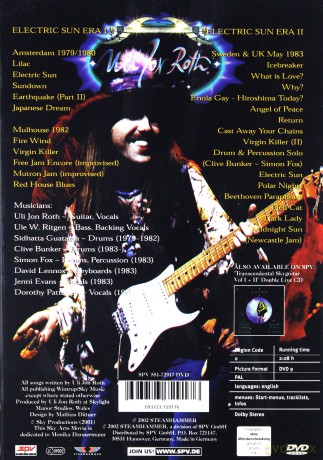 Uli Jon Roth: Historic Performances [DVD]