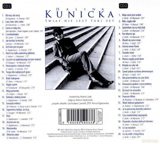 Halina Kunicka: 40 Piosenek [2CD]