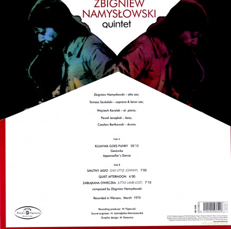 Zbigniew Namysłowski Quintet: Kujaviak Goes Funky (Polish Jazz vol. 46) [Winyl]