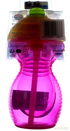 Munchkin Click Lock Kubek ze słomką 296 ml
