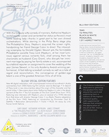The Philadelphia Story (Filadelfijska opowieść) [Blu-Ray]