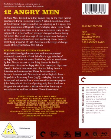 12 Angry Men (Dwunastu gniewnych ludzi) [Blu-Ray]