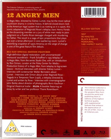 12 Angry Men (Dwunastu gniewnych ludzi) [Blu-Ray]