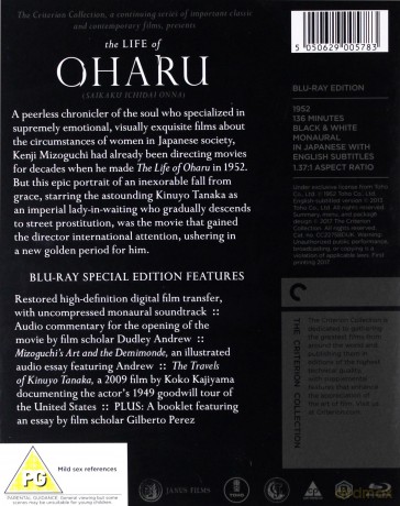 Life Of Oharu [Blu-Ray]
