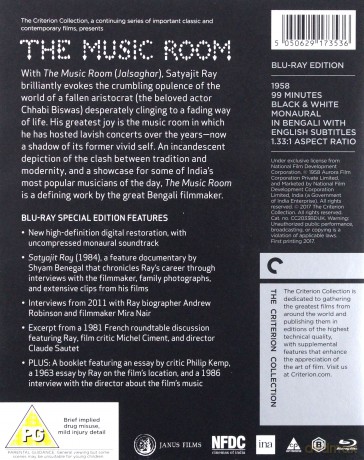 The Music Room (Salon muzyczny) [Blu-Ray]