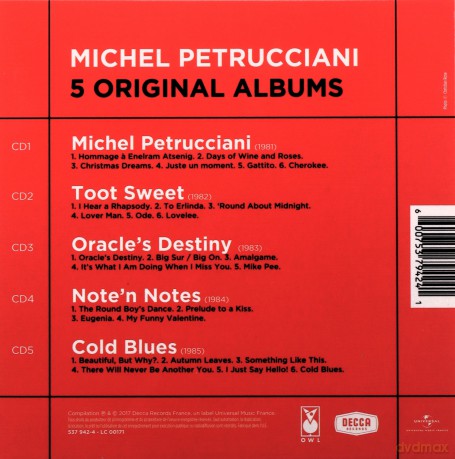 Michael Petrucciani: 5 Original Albums [5CD]