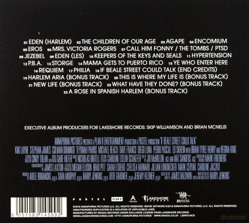 If Beale Street Could Talk soundtrack (Gdyby ulica Beale umiała mówić) (Nicholas Britell) [CD]