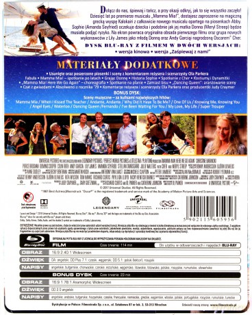 Mamma Mia! Here We Go Again (steelbook) [Blu-Ray]+[DVD]