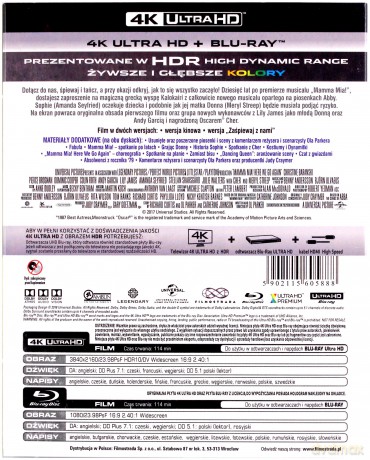 Mamma Mia! Here We Go Again [Blu-Ray 4K]+[Blu-Ray]