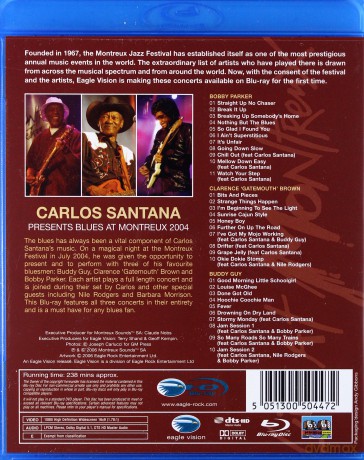 Carlos Santana: Blues At Montreux 2004 [Blu-Ray]