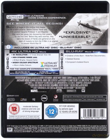 X-Men: First Class [Blu-Ray 4K]+[Blu-Ray]