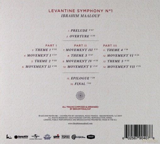 Ibrahim Maalouf: Levantine Symphony No.1 [CD]