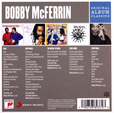 Bobby McFerrin: Bobby McFerrin - Original Album Classics [5CD]