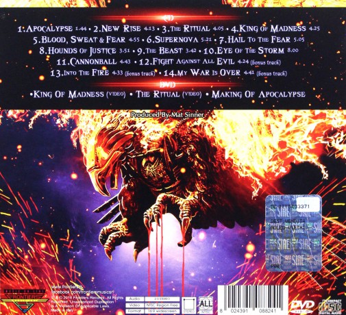 Primal Fear: Apocalypse (Limited) (digipack) [DVD]+[CD]