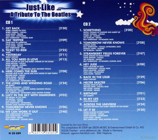 Just Like A Tribute To The Beatles [2CD]