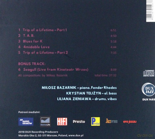 Miłosz Bazarnik Trio: Trip of a Lifetime [CD]