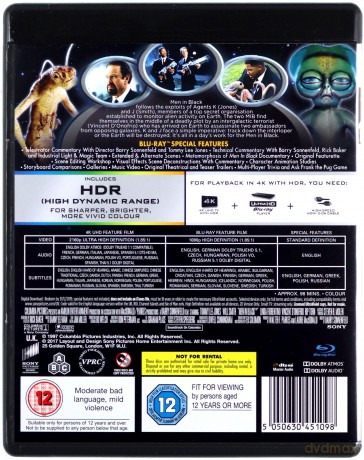 Faceci w czerni [Blu-Ray 4K]+[Blu-Ray]