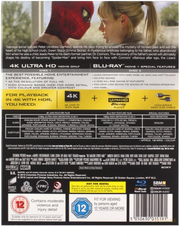 Niesamowity Spider-Man [Blu-Ray 4K]+[Blu-Ray]