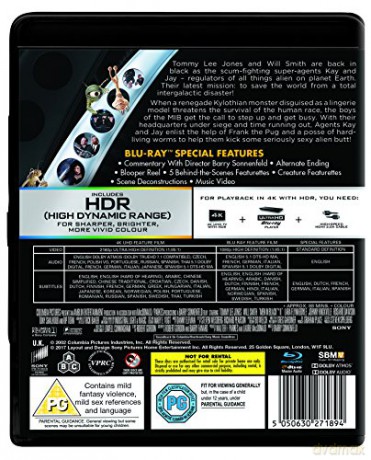 Faceci w czerni II [Blu-Ray 4K]+[Blu-Ray]