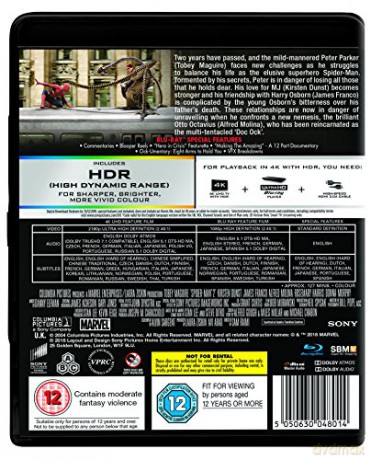 Spider-Man 2 [Blu-Ray 4K]+[Blu-Ray]