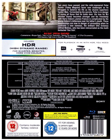 Spider-Man 2 [Blu-Ray 4K]+[Blu-Ray]
