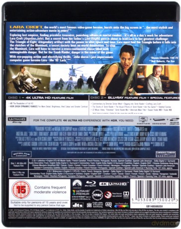 Lara Croft: Tomb Raider [Blu-Ray 4K]+[Blu-Ray]