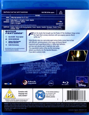 The Haunted Mansion [Blu-Ray]