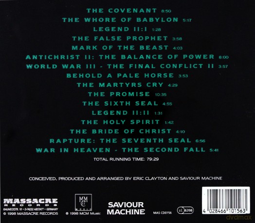 Saviour Machine: Legend Part II [CD]