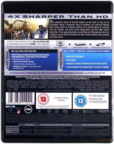 Warcraft: Początek [Blu-Ray 4K]+[Blu-Ray]