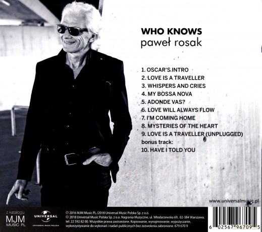 Paweł Rosak: Who Knows (Reedycja) [CD]