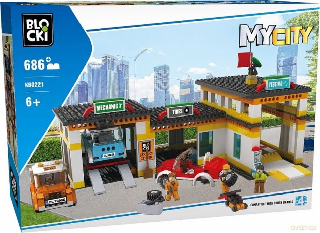 Klocki MyCity 686 el. - Stacja obsługi [KLOCKI]