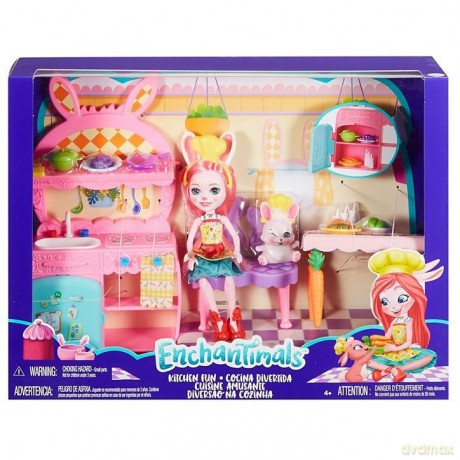 Lalka Enchantimals + kuchnia