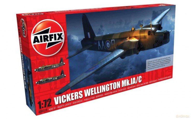 Model plastikowy Vickers Wellington MK.IA/C